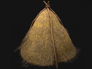 Hay Haystack Bale Farm Pack 3D Model
