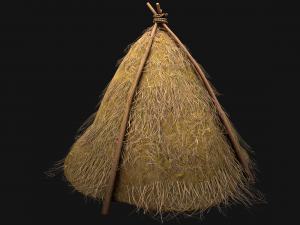 Hay Haystack Bale Farm Pack 3D Модель