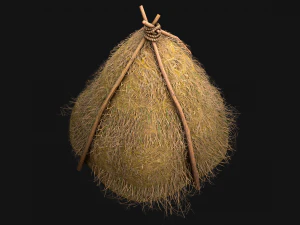 Hay Haystack Bale Farm Pack 3D Model