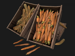 Trough With Water and food Farm Feed Slop Modelo 3D