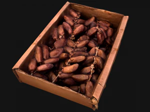 Dates Box Dried Fruits 3D Model