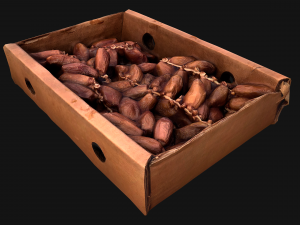 Dates Box Dried Fruits 3D Модель