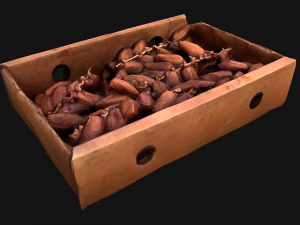 Dates Box Dried Fruits 3D Модель