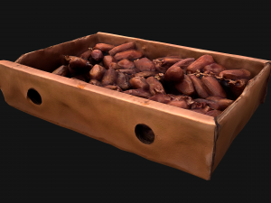 Dates Box Dried Fruits 3D Модель