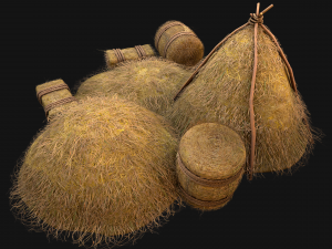 Medieval Stable Farm House 3D 模型