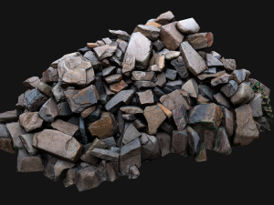 Pile of Rocks and Stone Modelo 3D