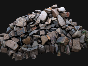 Pile of Rocks and Stone Modelo 3D