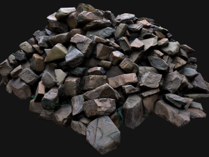 Pile of Rocks and Stone Modelo 3D