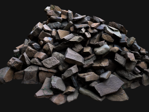 Pile of Rocks and Stone Modelo 3D