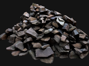 Pile of Rocks and Stone Modelo 3D