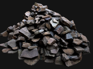 Pile of Rocks and Stone Modelo 3D