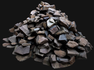 Pile of Rocks and Stone Modelo 3D
