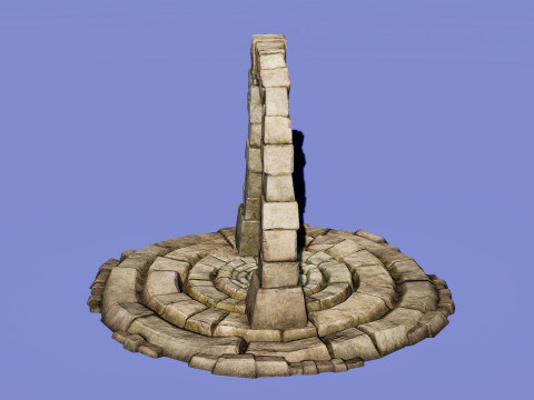 Medieval Portal Teleport Video Animation for Unreal and Unity 3D-Modell