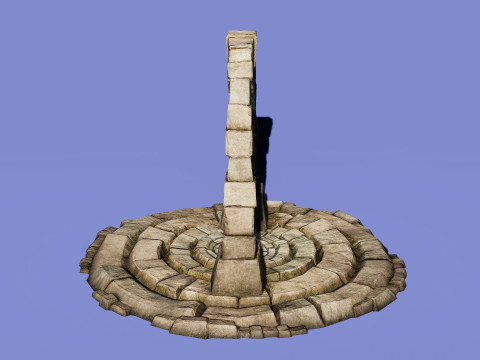 Medieval Portal Teleport Video Animation for Unreal and Unity 3D-Modell