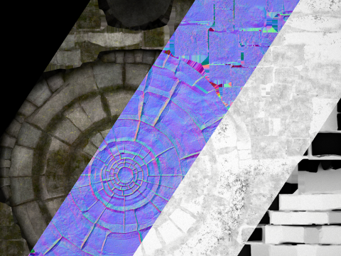Medieval Portal Teleport Video Animation for Unreal and Unity 3D-Modell