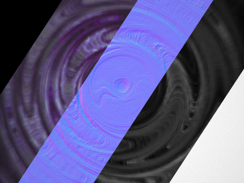 Portal Arch Teleport to Dark Ender Land for Unreal and Unity Modelo 3D