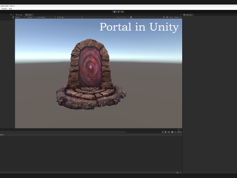 Portal Teleport to Hell Horrible Infernofor Unreal and Unity 3D Model