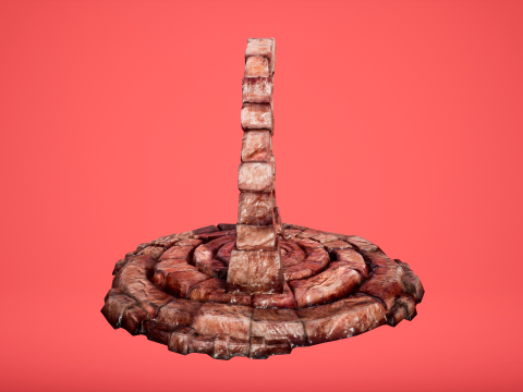 Portal Teleport to Hell Horrible Infernofor Unreal and Unity 3D Model