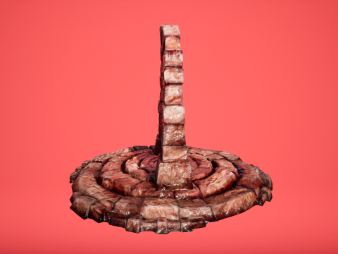 Portal Teleport to Hell Horrible Infernofor Unreal and Unity 3D Model