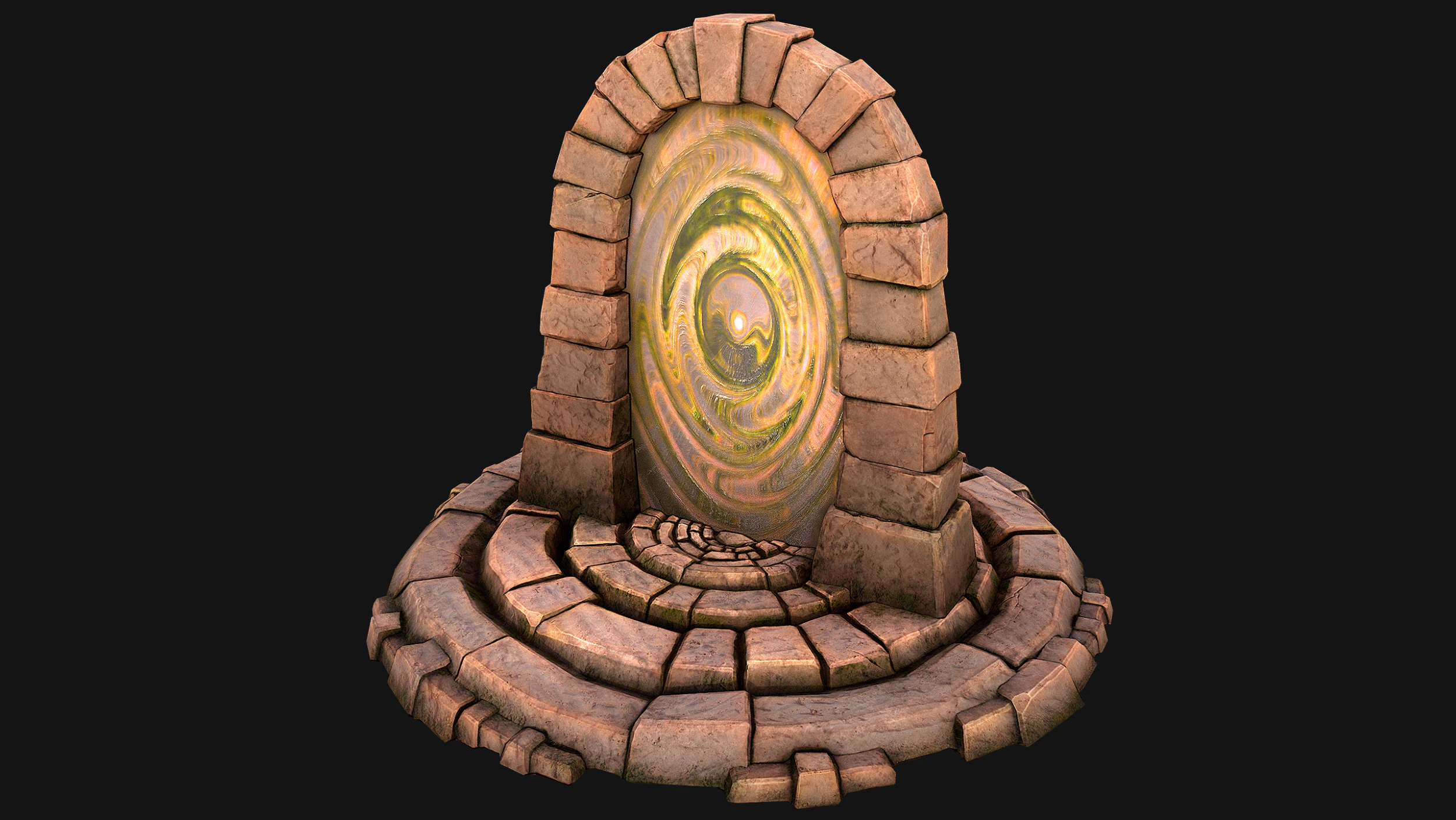 Teleport in the Desert of the Sands of Time for Unreal and Unity 3D Model .c4d .max .obj .3ds .fbx .stl .blend 