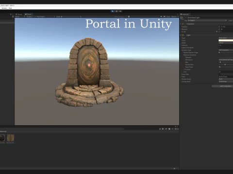 Teleport in the Desert of the Sands of Time for Unreal and Unity 3D Model
