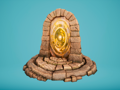 Teleport in the Desert of the Sands of Time for Unreal and Unity Modèle 3D