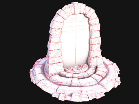Teleport in the Desert of the Sands of Time for Unreal and Unity Modèle 3D