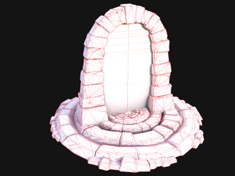 Teleport in the Desert of the Sands of Time for Unreal and Unity 3D Model