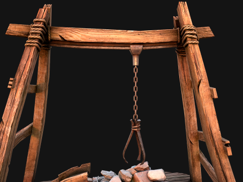 Quarry Stone Rock Mine 3D Model