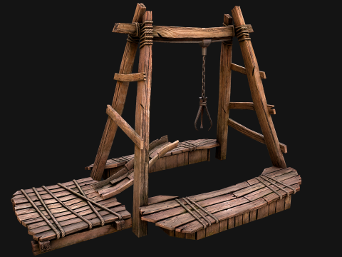 Quarry Crane for Resource Extraction 3D-Modell