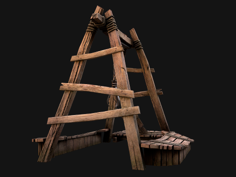 Quarry Crane for Resource Extraction 3D-Modell
