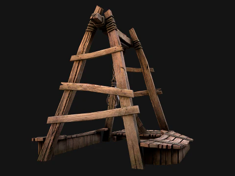 Quarry Crane for Resource Extraction 3D Model