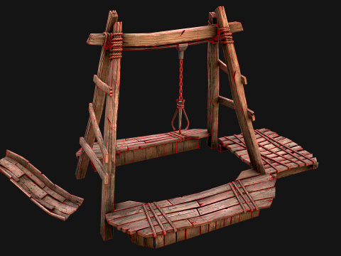 Quarry Crane for Resource Extraction 3D-Modell