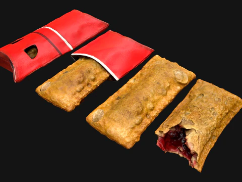 Cherry Pie McDonalds 3D Model