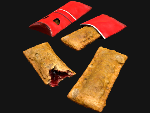 Cherry Pie McDonalds 3Dモデル