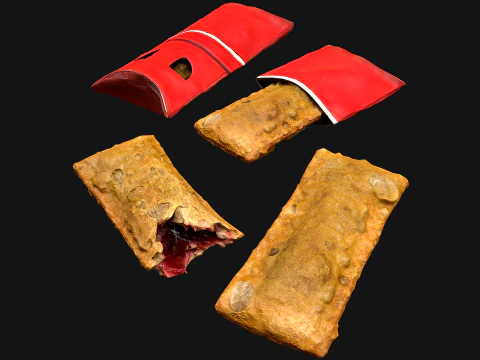 Cherry Pie McDonalds 3D Model