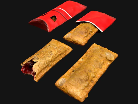 Cherry Pie McDonalds 3D Model