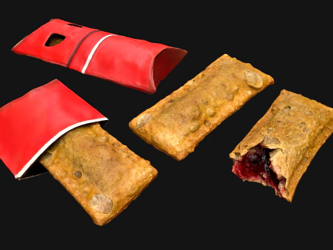Cherry Pie McDonalds 3D Model