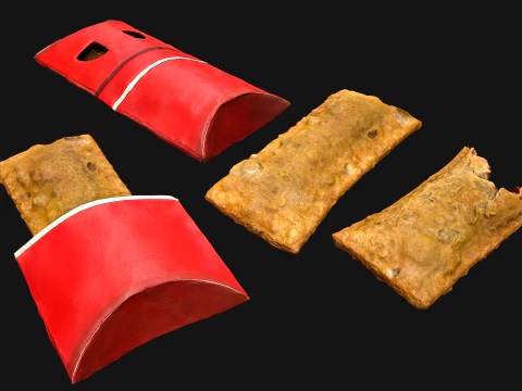 Cherry Pie McDonalds 3D Model