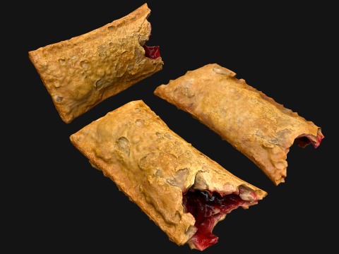 Cherry Pie McDonalds 3Dモデル