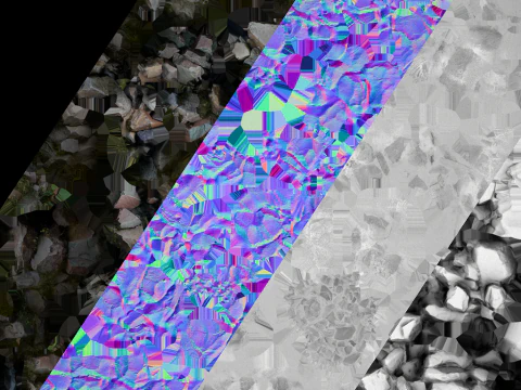 Medieval Quarry Mine with Crane Pack 3D Model