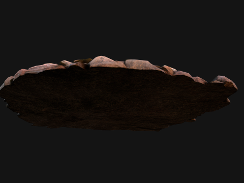 Stone and Rocks Mineral Ore Deposits Pile Modello 3D