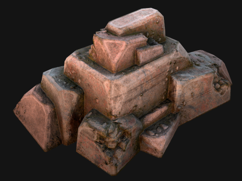 Rocks Stones Pack 3D 模型