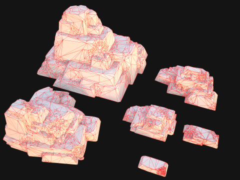 Rocks Stones Pack 3D 模型