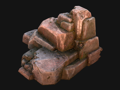 Rocks Stones Pack 3D 模型