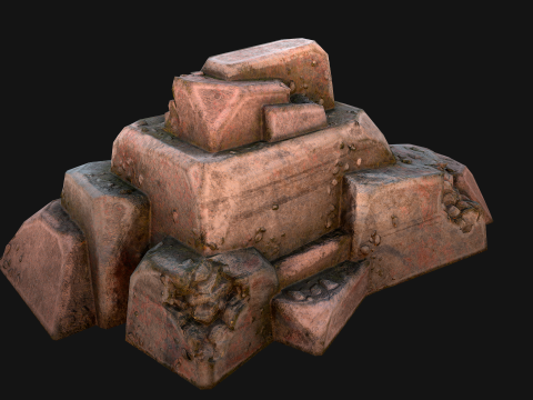 Rocks Stones Pack 3D 模型