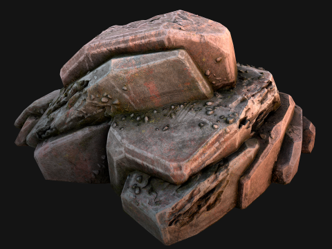 Rocks Stones Pebble Environment for Mine 3D 模型