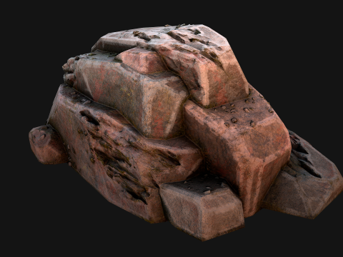 Rocks Stones Pebble Environment for Mine 3D 模型