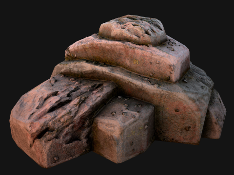Rocks Stones Pebble Environment for Mine 3D 模型