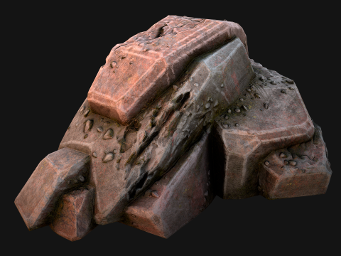 Rocks Stones Pebble Environment for Mine 3D 模型